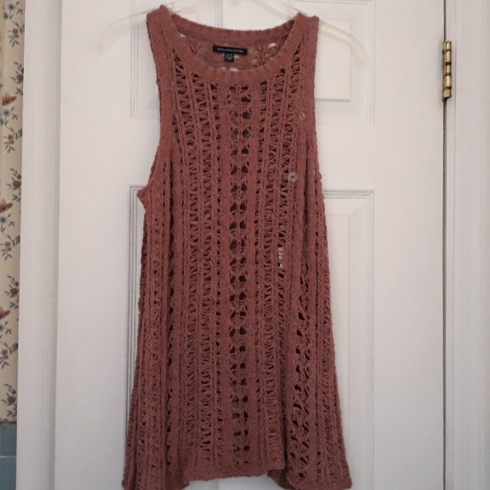 Sweater tank top